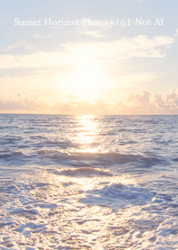 Sunset Horizon Photo #161 Not AI