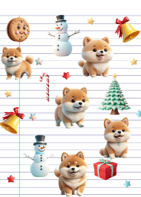 Shiba inu In Christmas Day 2