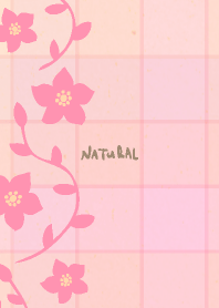 Flower Vine Check Pattern9 from Japan