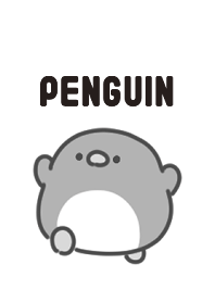 Monochrome penguins theme
