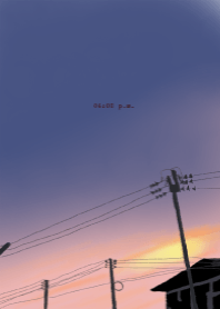 The feeling of the evening of each day