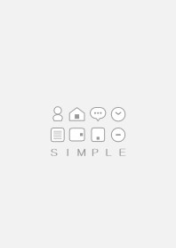 SIMPLE(white gray)V.507b