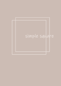 simple square =beige=*