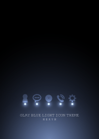 GLAY BLUE LIGHT ICON THEME