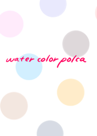 Watercolor polka