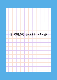 2 COLOR GRAPH PAPER/PINK&PURPLE/BLUE