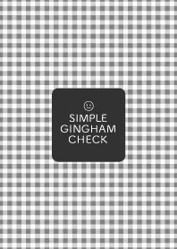 gingham check_black