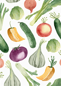【シンプル】お野菜の着せかえ#903