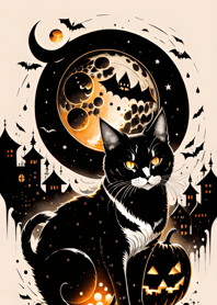 halloween cat 4B8B90