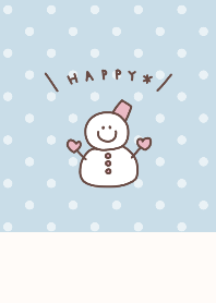 smile snowman theme