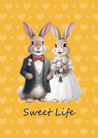 Rabbit Wedding(sunrise yellow)