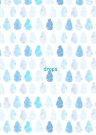 Watercolor painting/drops