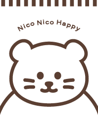Nico Nico Happy Bear / Brown