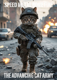 The advancing cat army 21