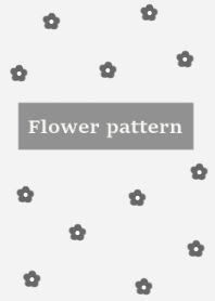 flower pattern(gray)