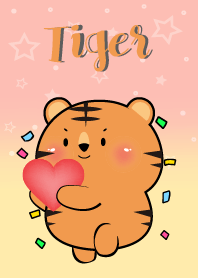 Little Tiger In Pastel Theme