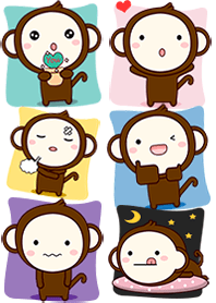 Monkey Colorfull