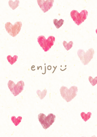 Pretty heart watercolor29 from Japan