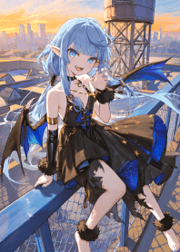 Super cute vampire girl