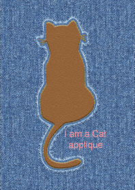 I am a Cat Applique 75