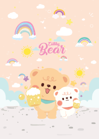 Cubby Bear Cute Rainbow Sweet