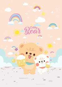 ลูกหมีตัวอ้วน สายรุ้งน่ารัก สวีทท