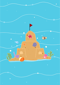 on the beach and under the sea