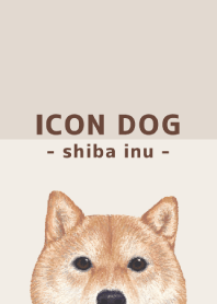 ICON DOG - shiba inu - BROWN/01