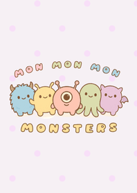 Mon Mon Monster 2 Pastel purple theme