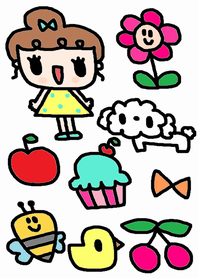 nenerin女の子 きせかえ190