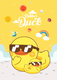 Rubber Duck Love Galaxy Egg