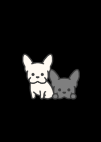 French Bulldog darkmode theme
