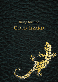 Bring fortune GOLD LIZARD
