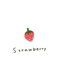 Strawberries in simple white.