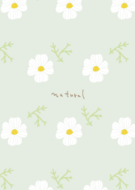 Small floral pattern natural5 from Japan