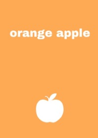 オレンジカラーりんご001