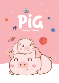 Pig Cutie Galaxy Cute Pink