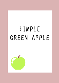 SIMPLE GREEN APPLE-DUSTY PINKj