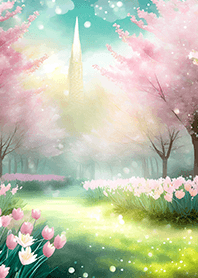 優美な春の風景の着せかえ(Spring-822)