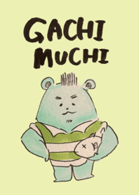 cute muscular grizzly