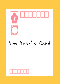 New Year's Card-ORANGE
