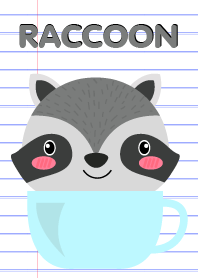 Simple Cute Raccoon Theme Vr.2