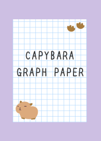 CAPYBARA GRAPH PAPER/DUSTY PURPLE