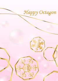 Happy Octagon pink-feng shui WV