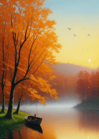 Background sea and lake 92b8c7