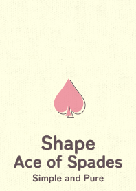 Shape spades  Rose pink