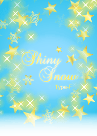 Shiny Snow Type-F Light blue & Gold