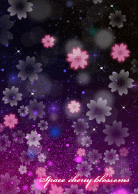 Space cherry blossoms 1J