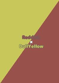 小豆色/くすみイエロー.TKC