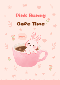 Pink Bunny Cafe Time
